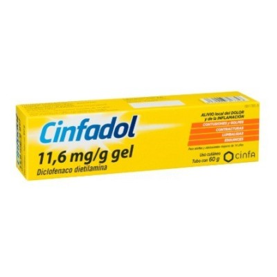 CINFADOL 11,6 mg/g GEL , 1...