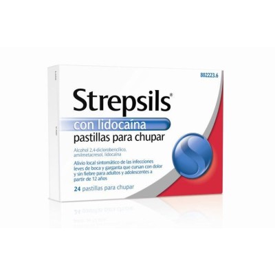 Strepsils con Lidocaína...