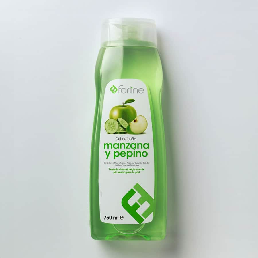 Farline Gel de Baño Manzana y Pepino 750ml