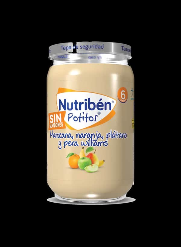 Nutribén Potito Manzana Naranja Plátano Pera 235g